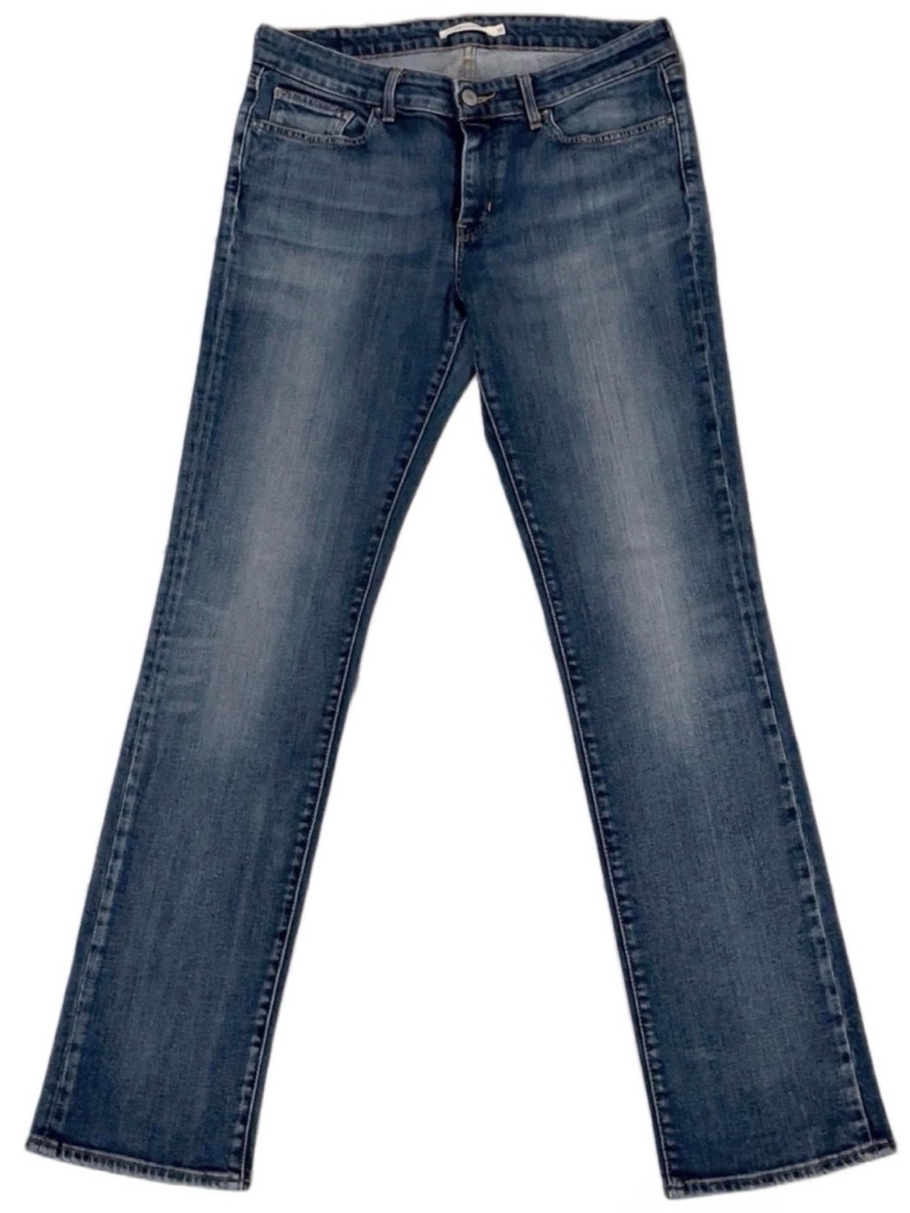 Levi's Women's Straight Leg Jeans in Dark Blue Wash Size W 30